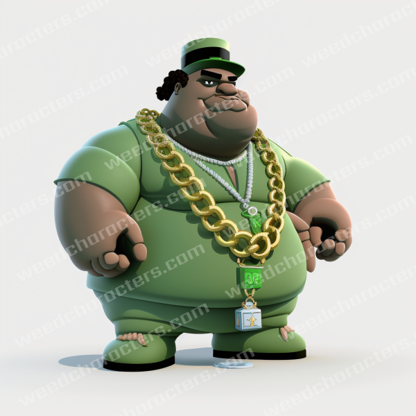 3 Chains Hiphop Weed Character