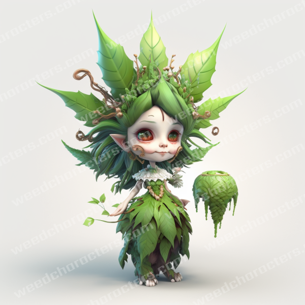 Fairy Leaf Hair Character Character