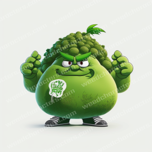 Big Bean Weed Character