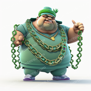Cool Fat Weed Character