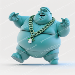 Blue Man Weed Character