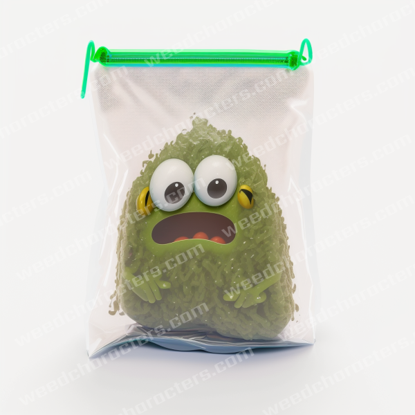 Bud Stuck In Bag Character