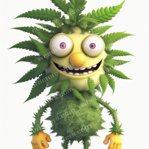 Canna Cartoon Character
