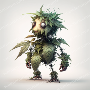 Canna Leaf Man Weed Leaf Character