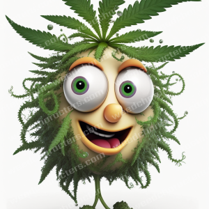 Dust Mite Weed Character