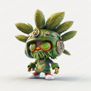 Chronic Man Weed Character