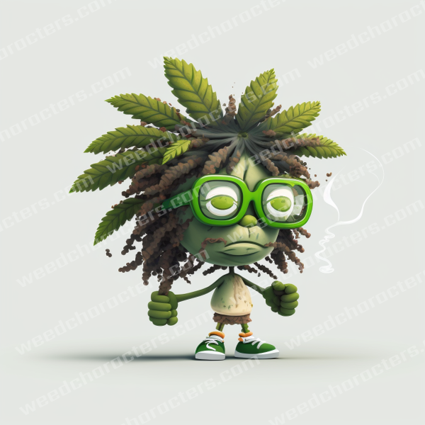 Cool Beans Weed Character