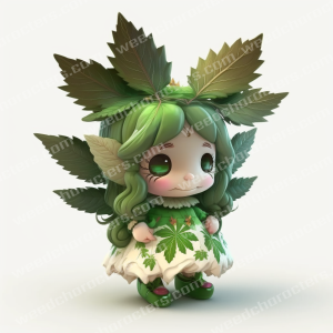 Doll Face Weed Character