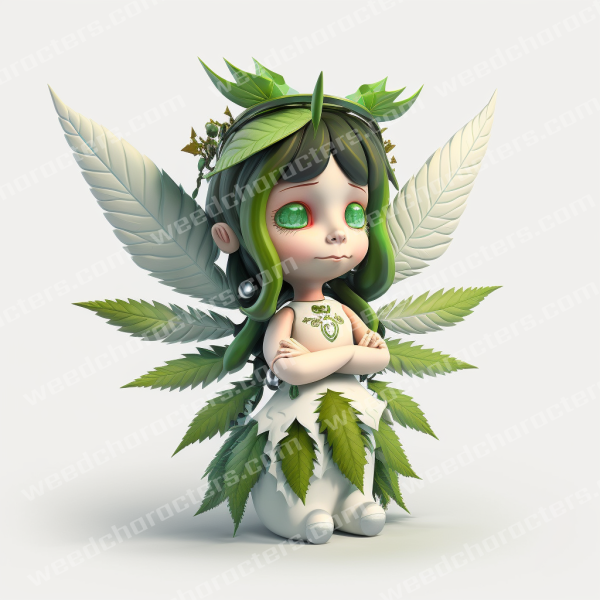 Hip Girl Weed Character
