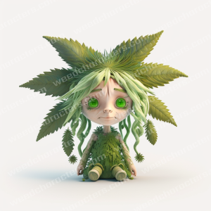 Miz Cannabis Weed Character