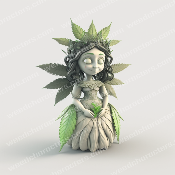 Mother Cannabis Weed Character