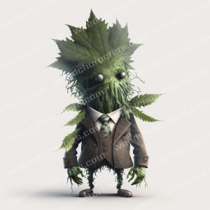 Poppa Leaf Weed Leaf Character