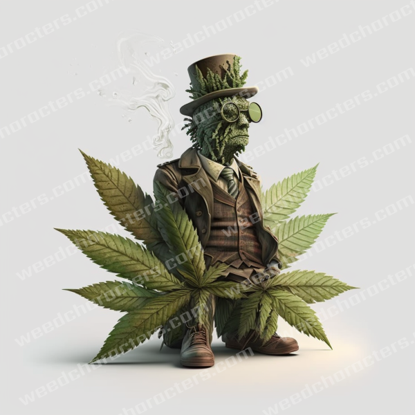 Prof Cannabis Weed Character