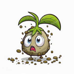 Scared Weed Seed Character