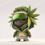 Ski Goggles Weed Character