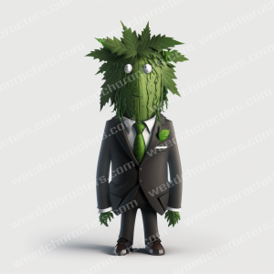 Stock Face Weed Leaf Character