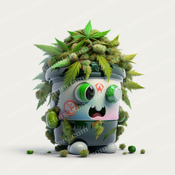 Weed Container Character