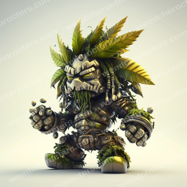 Crazy Rock Weed Character