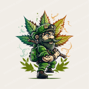 Weed Hiker Flexing Character