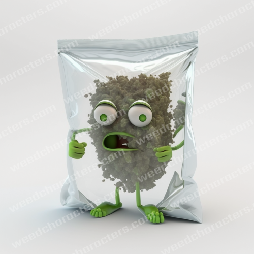 Bud Bag Cartoon Character