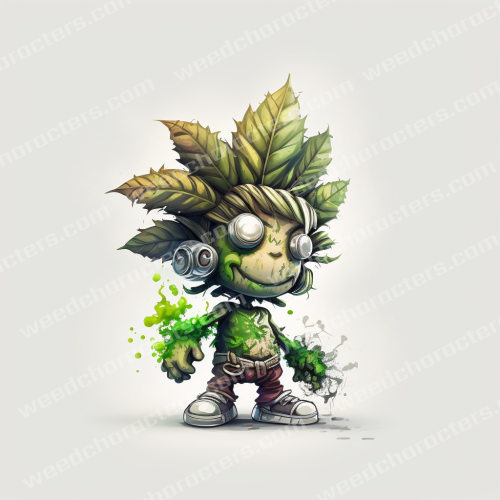 Magic Weed Seed Man Character